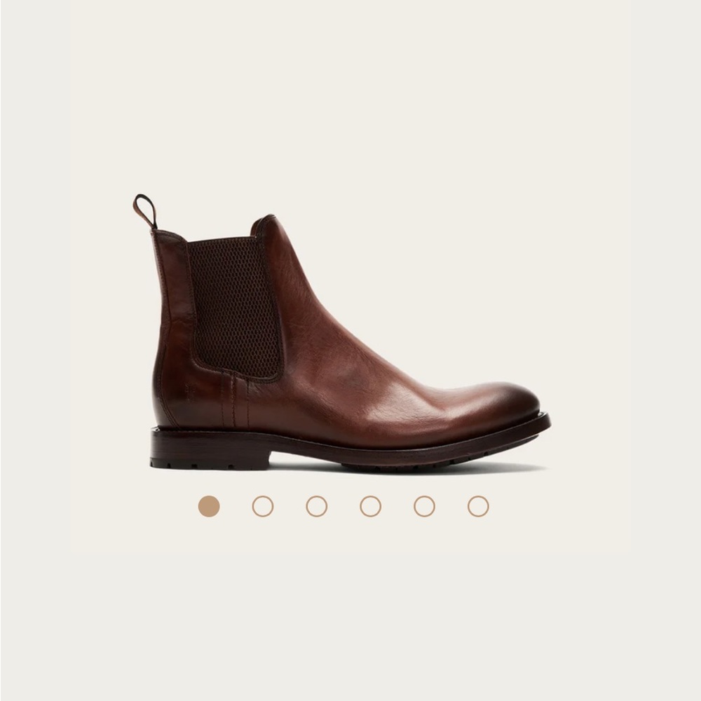 Frye Bowery Chelsea leather boots